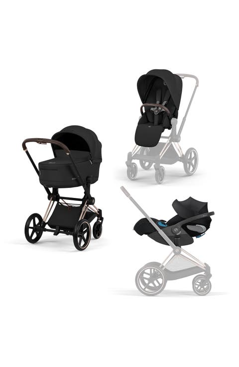 Priam Stroller, Fold Lux Carry Cot & Cloud T Infant Car Seat Travel System