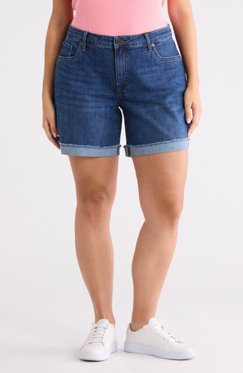 Katy Boyfriend Shorts (Bamboo) (Plus)