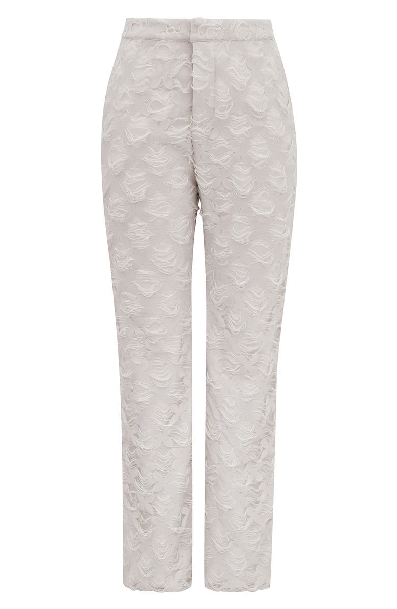 Mistress Rocks Textured Straight Leg Pants, Alternate, color, Taupe