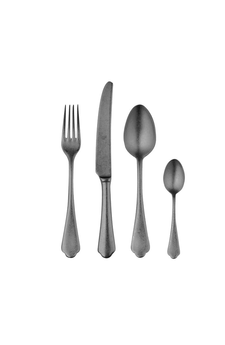 Mepra Dolce Vita Cutlery Set - 4 Pieces, Main, color, Silver