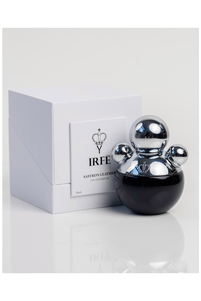 Saffron Leather Eau de Parfum, Alternate, color, BLACK