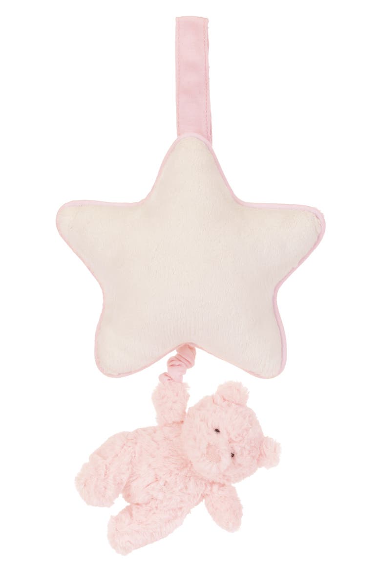Leola Bear Musical Pull (Nordstrom Exclusive), Main, color, PINK
