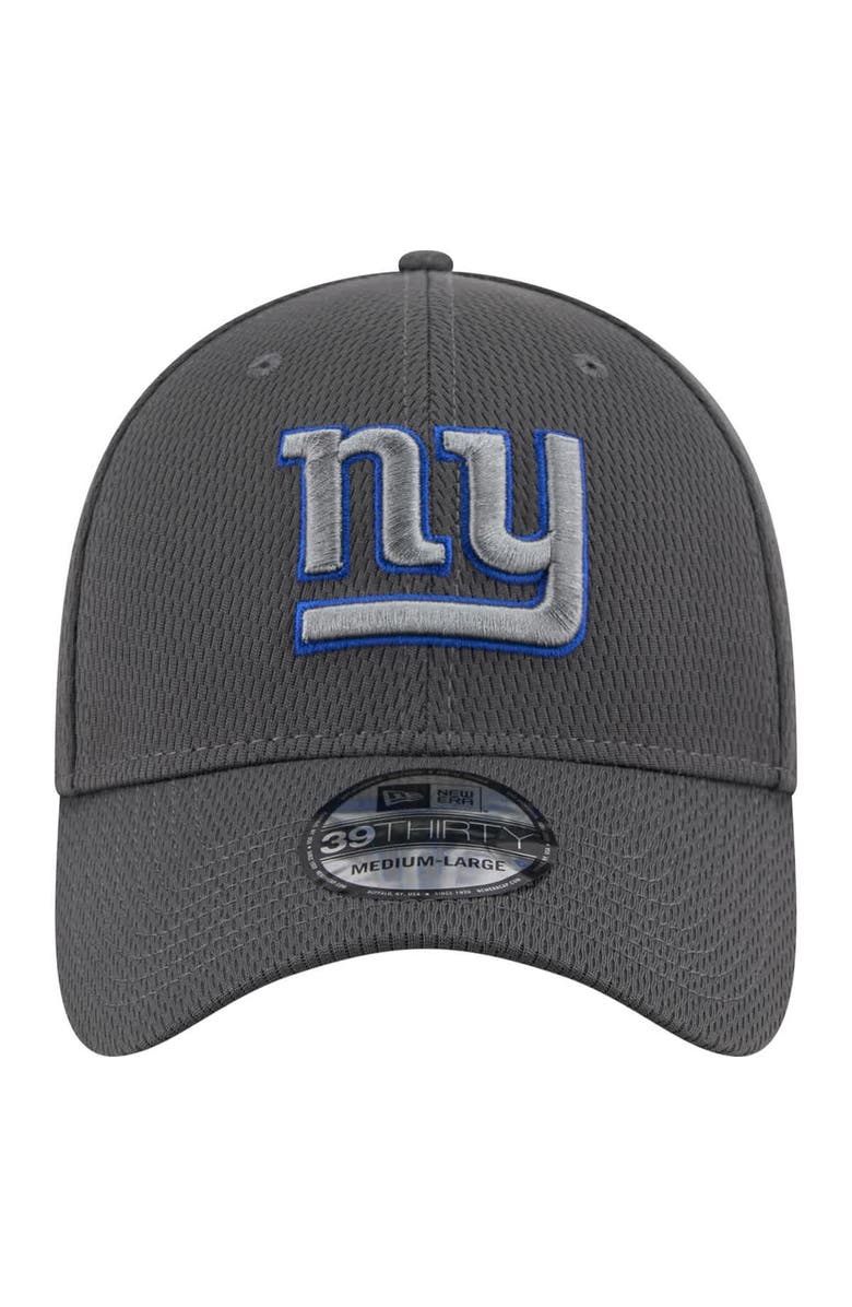 New Era Men's New Era Graphite New York Giants  Main 39THIRTY Flex Hat, Alternate, color, 