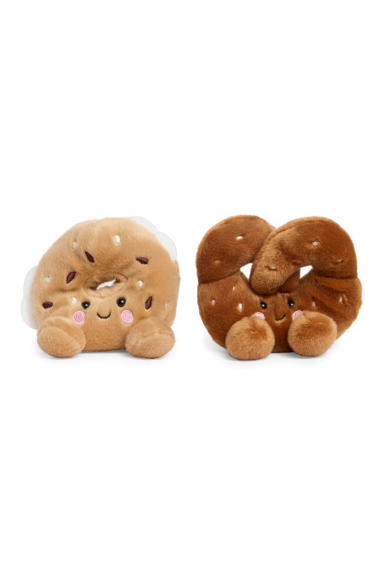 Kids' Palm Pals Pretzel & Bagel Plush 2-Pack, Main, color, ASSORTED
