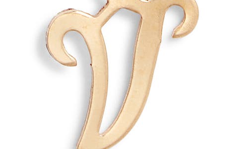 Set & Stones Gianna Initial Pendant Necklace In Gold/v