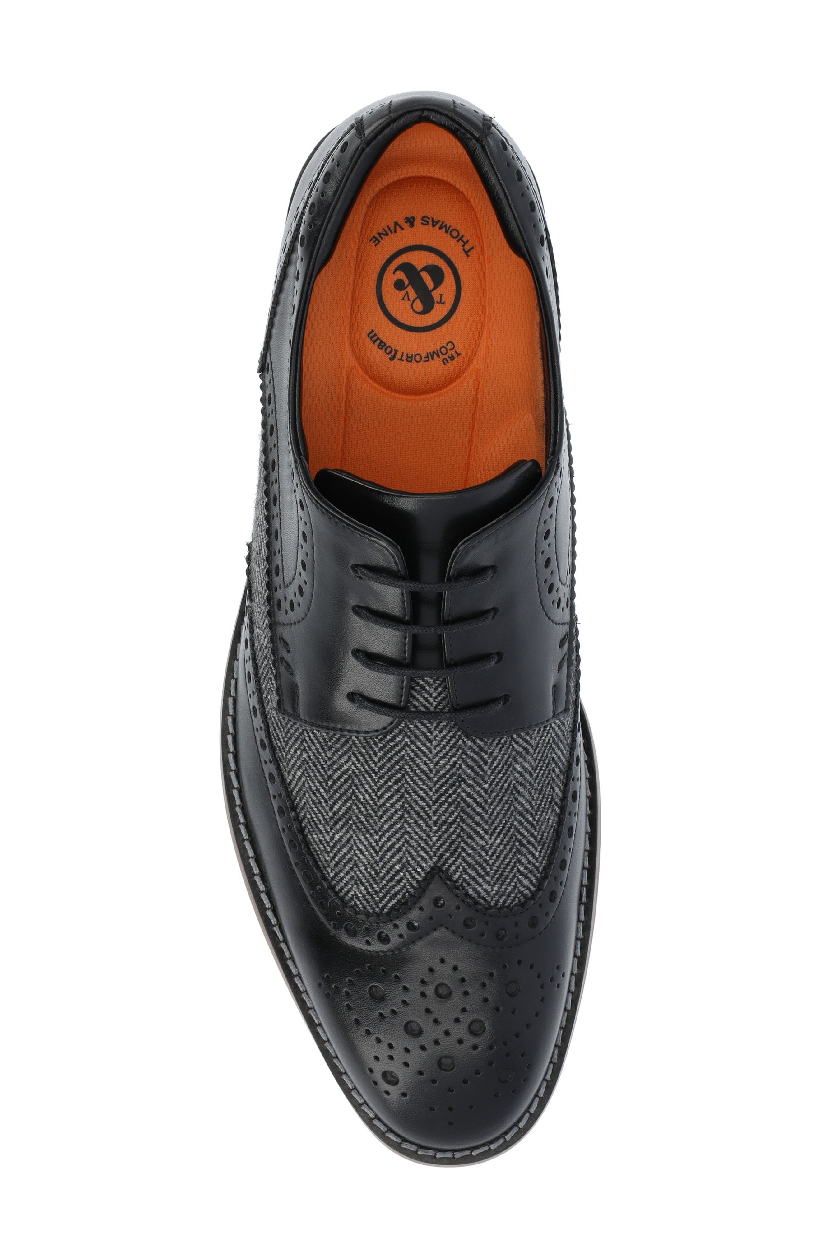 Thomas & Vine Filmore Herringbone Wingtip Derby, Alternate, color, 
