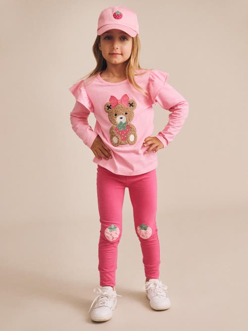 Huxbaby Strawberry Leggings In Purple