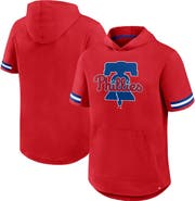 FANATICS Men's Fanatics Red Philadelphia Phillies Optimal Play Hooded T-Shirt