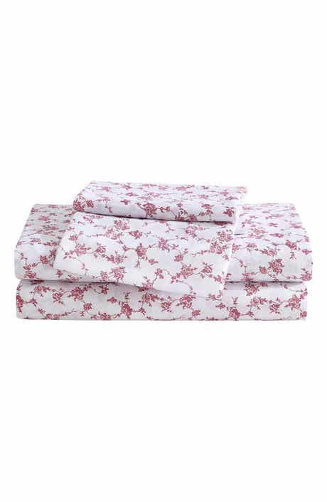 Betsey Johnson Floral Toile Sheet Set