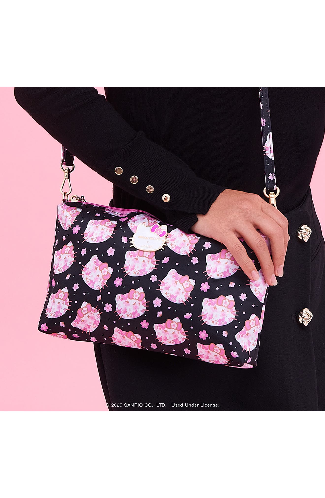 JuJuBe Be Quick Diaper Clutch, Alternate, color, Cherry Blossoms