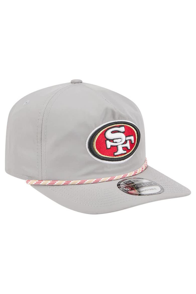Men's New Era Gray San Francisco 49ers Rope 19TWENTY Hat, Alternate, color, Gray