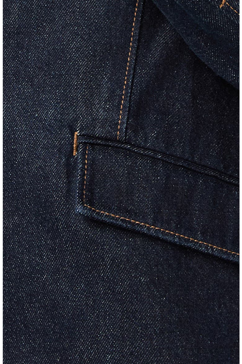 Symone Denim Coat, Alternate, color, SAVILLE