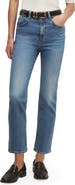 Favorite Daughter The Valentina Super High Waist Ankle Straight Leg Jeans