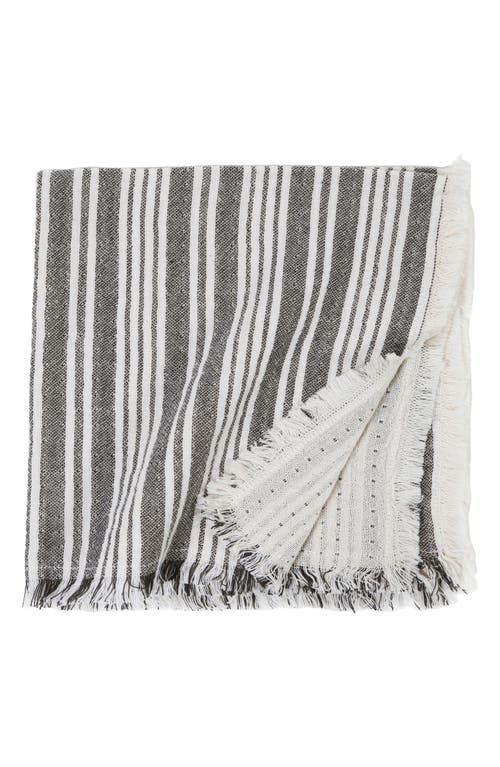 Pom Pom At Home Yountville Set Of 4 Napkins In Charcoal