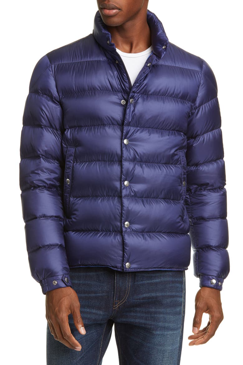 Piriac Down Puffer Jacket, Alternate, color, DARK BLUE