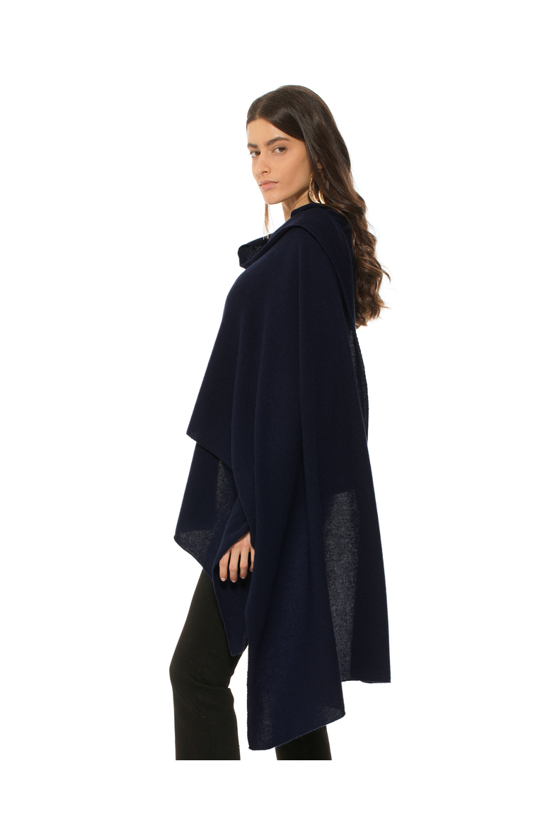 Pure Cashmere Feather-Light Maxi Wrap Stole, Alternate, color, Night Blue