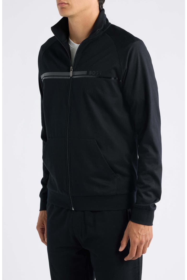Authentic Full Zip Jacket, Alternate, color, BLACK