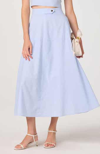 Azzura Stripe A-Line Skirt