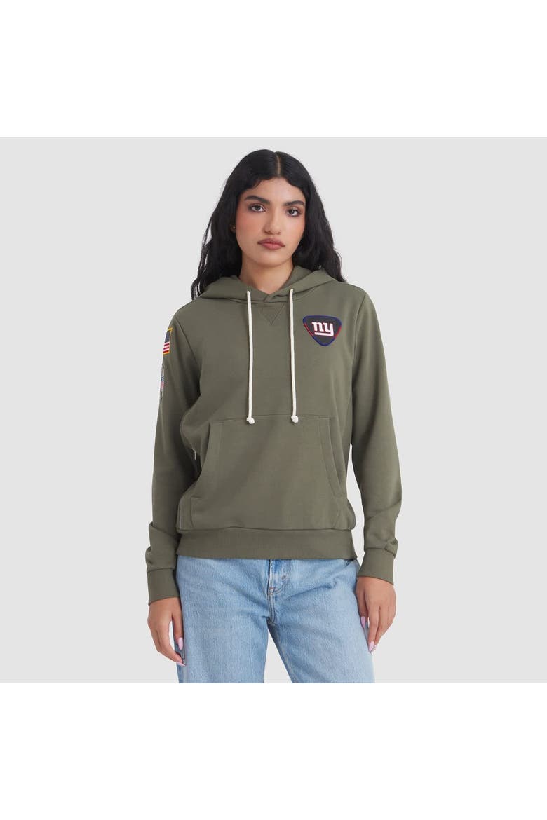Women's Nike Olive New York Giants 2025 Salute to Service Sideline Standard Issue Dri-FIT Hoodie, Main, color, Olive
