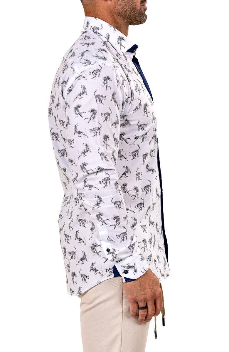 Maceoo Fibonacci Marthyr 0316 Contemporary Fit Button-Up Shirt, Alternate, color, 