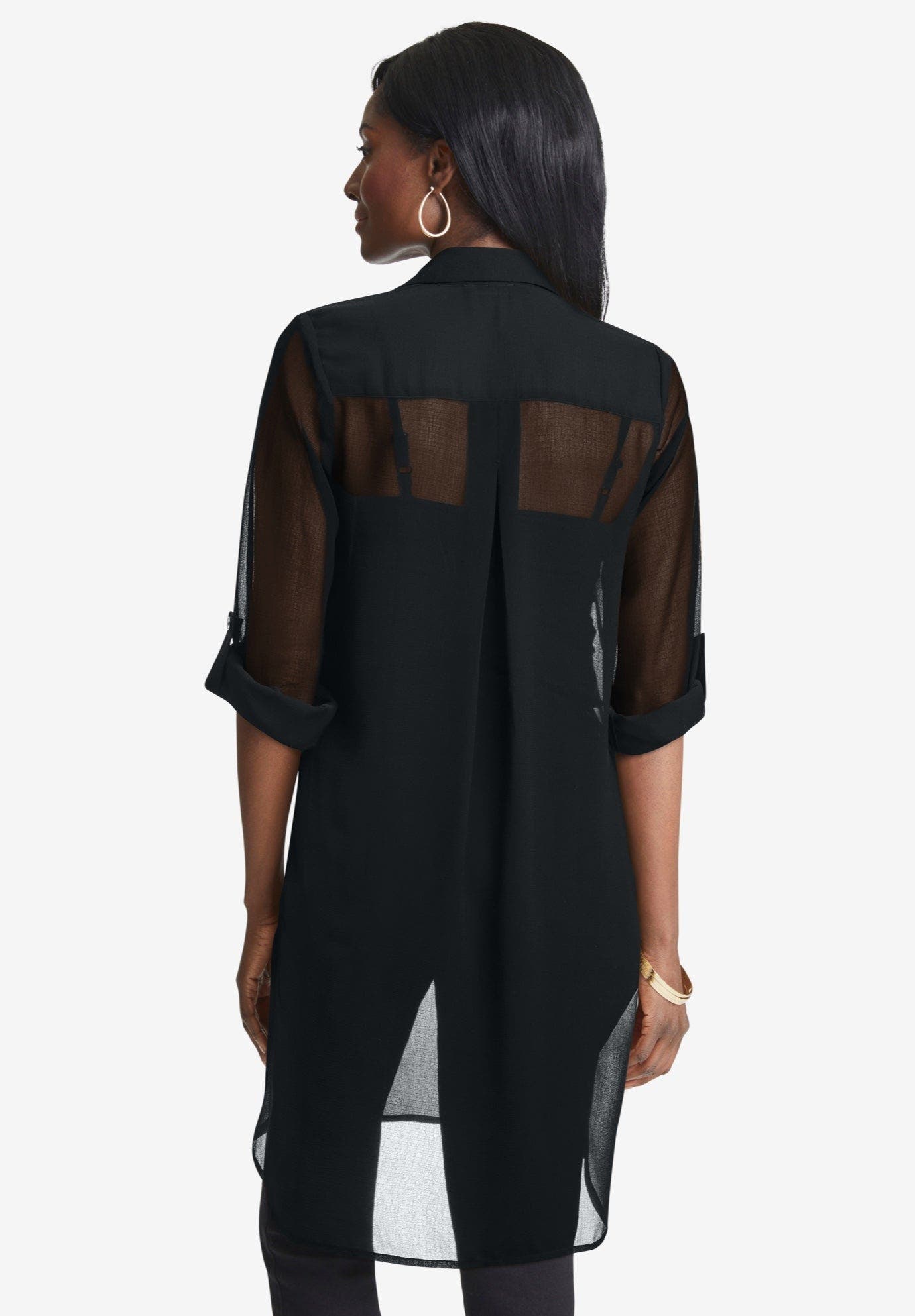 Sheer Georgette Mega Tunic - image 2