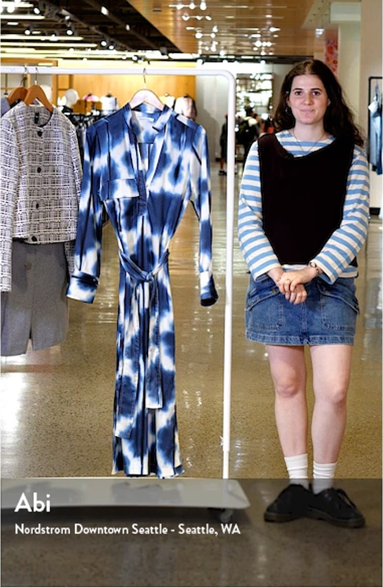 Sampson Long Sleeve Shirtdress, sales video thumbnail