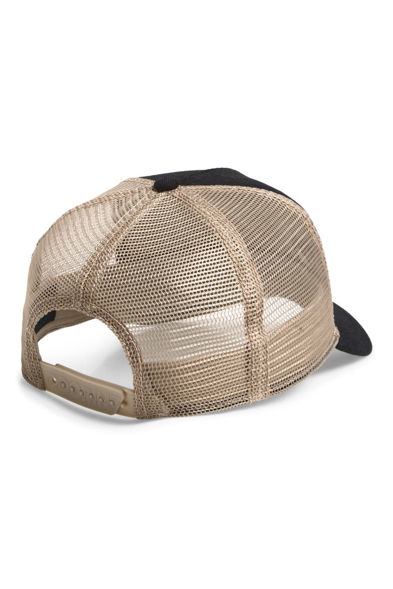 Cancelled Denim Rocker Baseball Cap, Alternate, color, BLACK DENIM