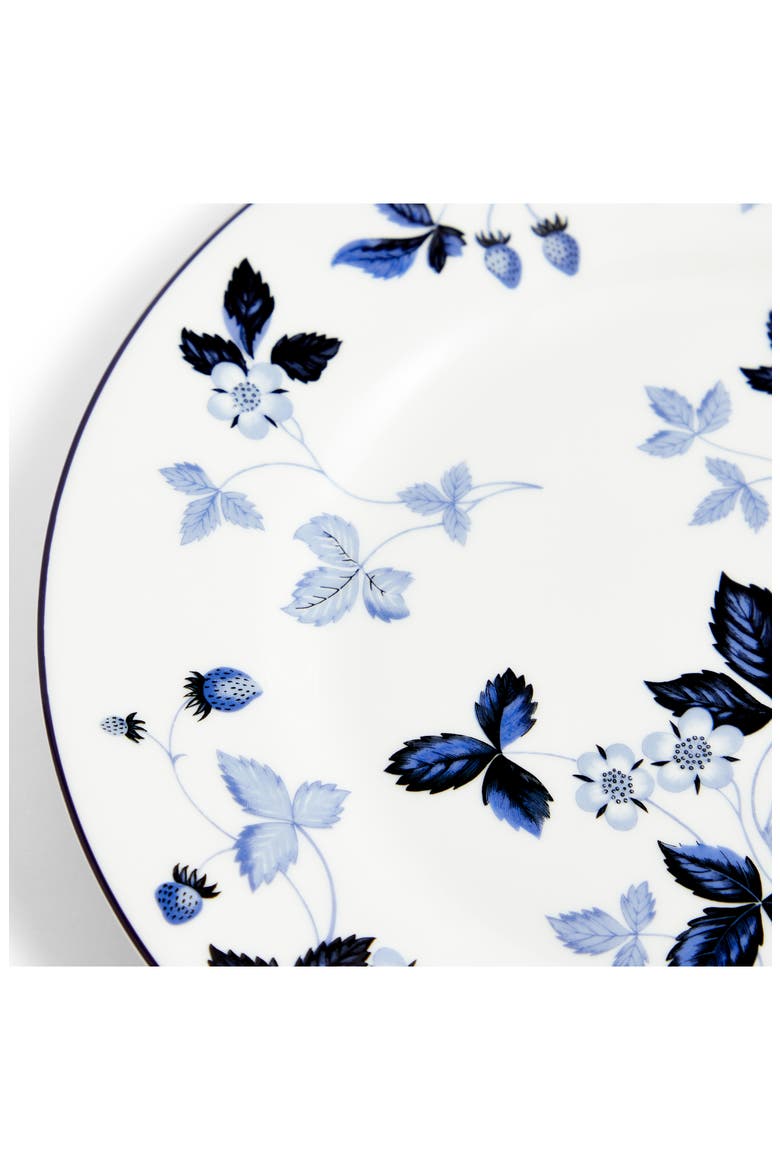 Wild Strawberry Inky Blue Bone China Side Plate, Alternate, color, BLUE