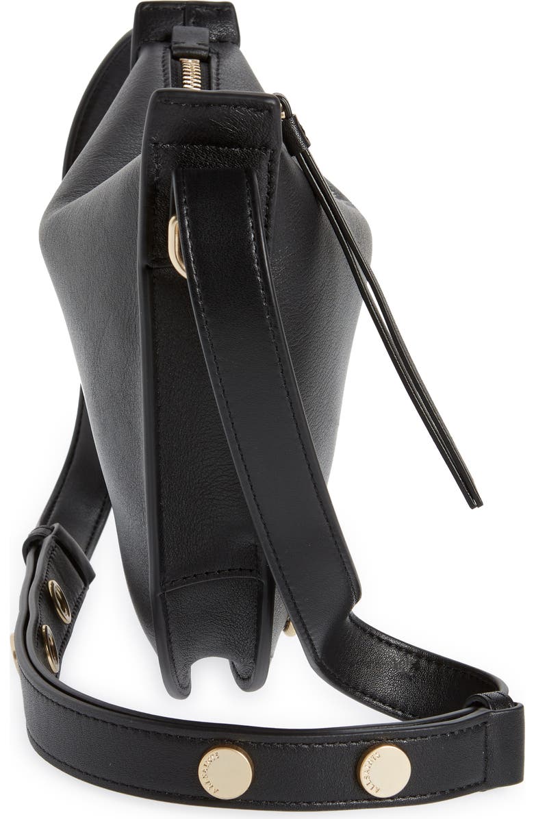 AllSaints Josephine Leather Crossbody Bag, Alternate, color,