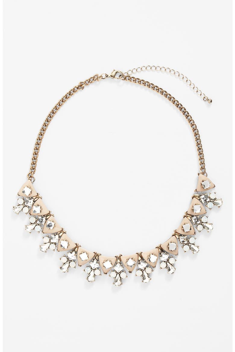 'Dainty' Statement Necklace, Main, color, BLUSH