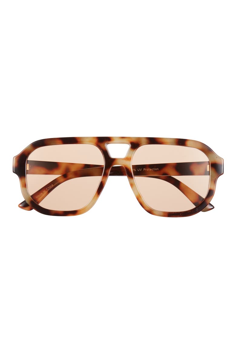 Aviator Sunglasses, Main, color, TORTOISESHELL- BLONDE