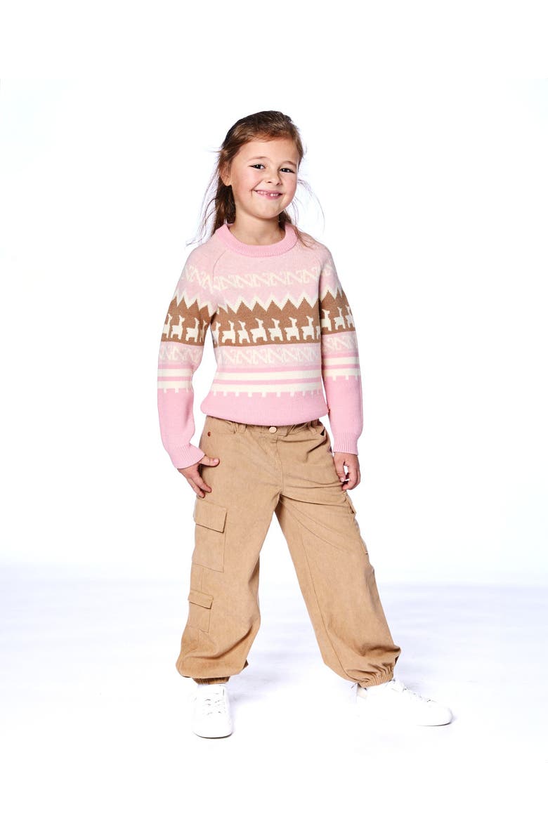 Deux par Deux Parachute Corduroy Pants with Cargo Pockets, Alternate, color, Light Pecan Brown