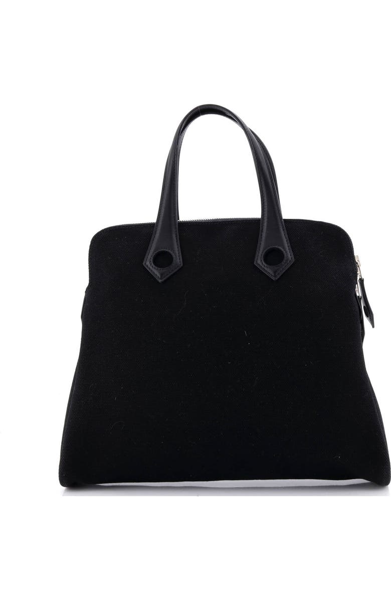 Pre-Owned Hermes Heeboo Handbag Toile PM, Alternate, color, Noir