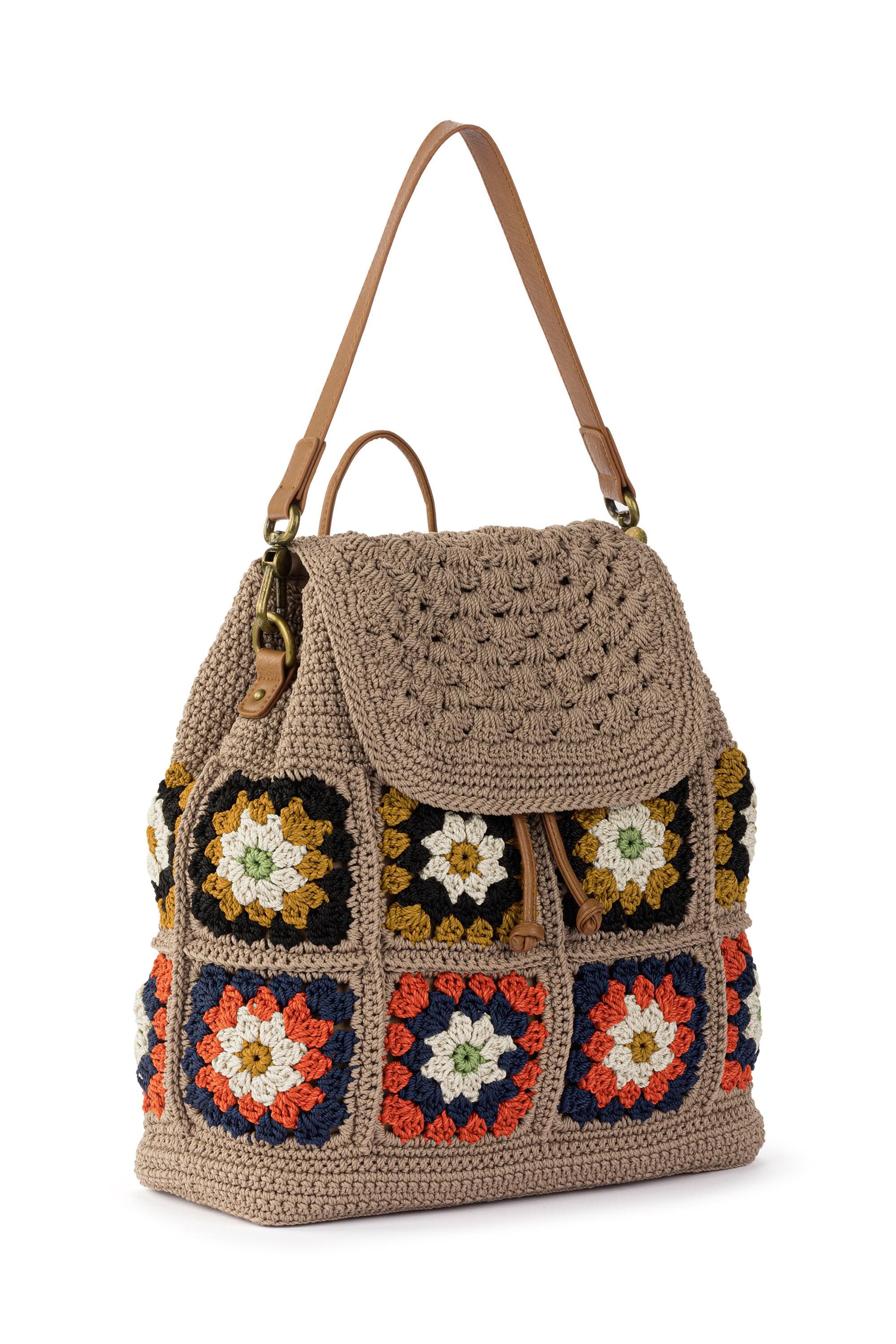 Sayulita Backpack, Alternate, color, Sand Neutral Patch