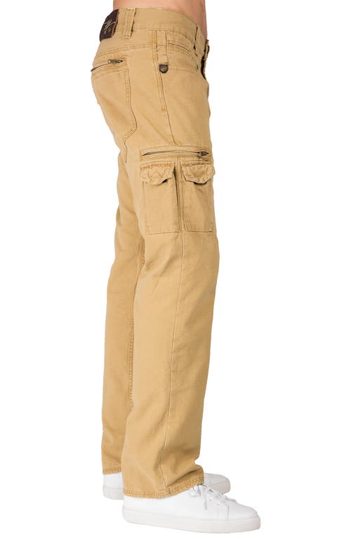 Level 7 Cargo Jeans In Brown