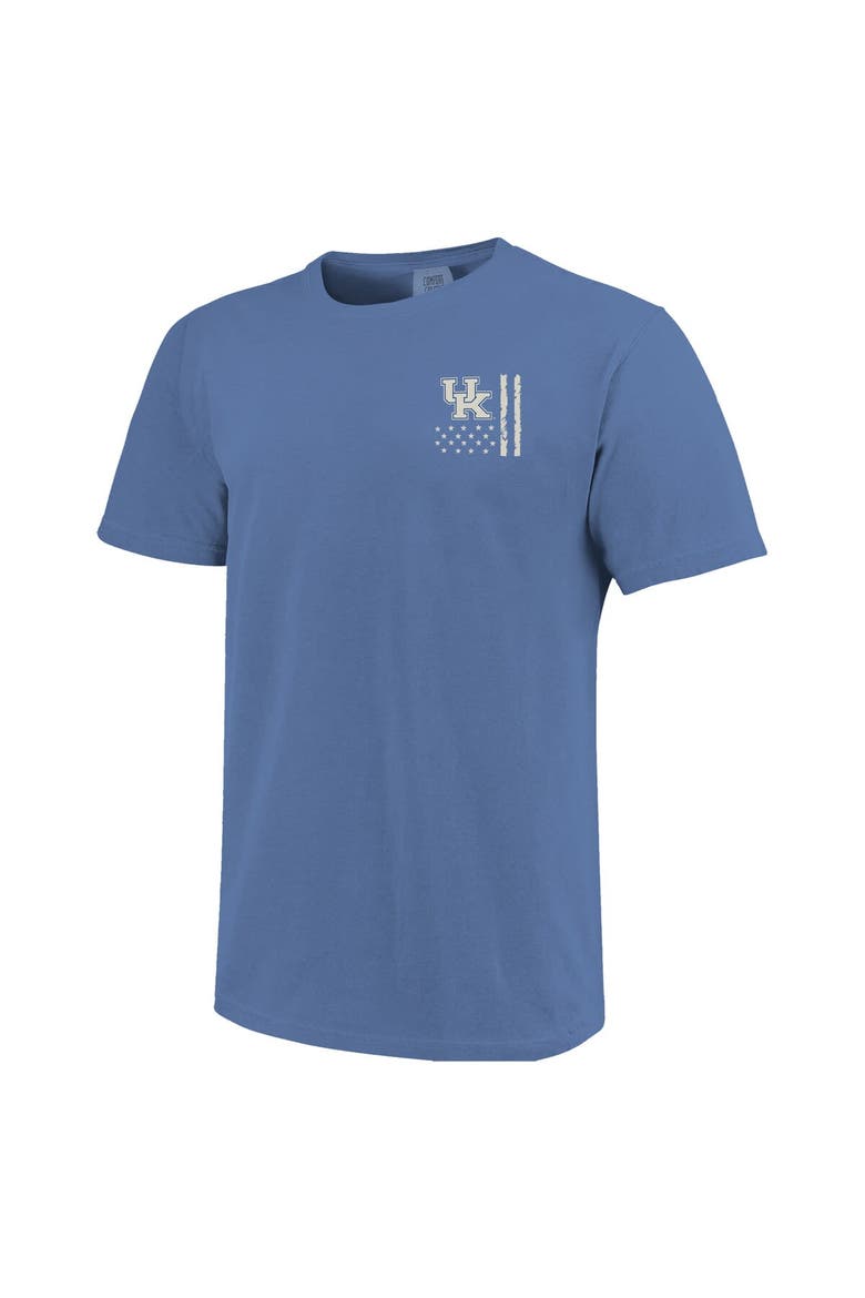 Men's  Royal Kentucky Wildcats Comfort Colors OHT Camo Overlay T-Shirt, Alternate, color, Royal