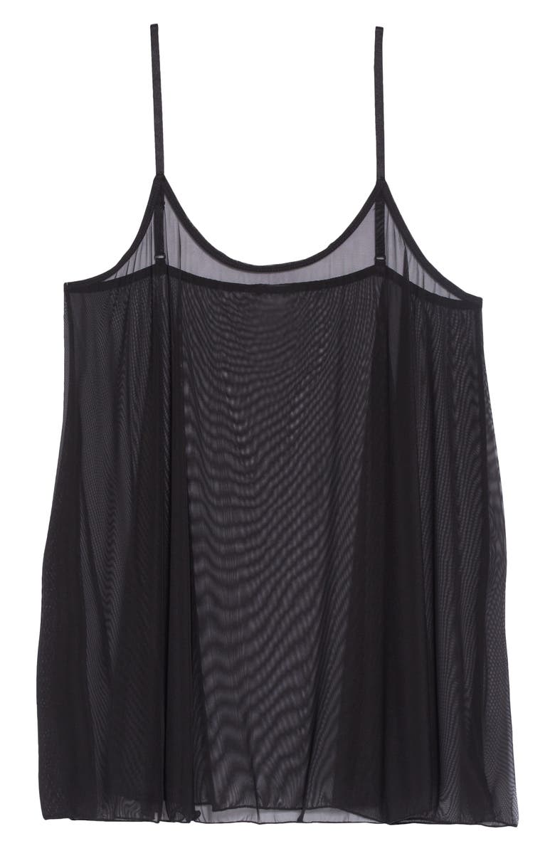 Coquette Sheer Chemise, Alternate, color, 