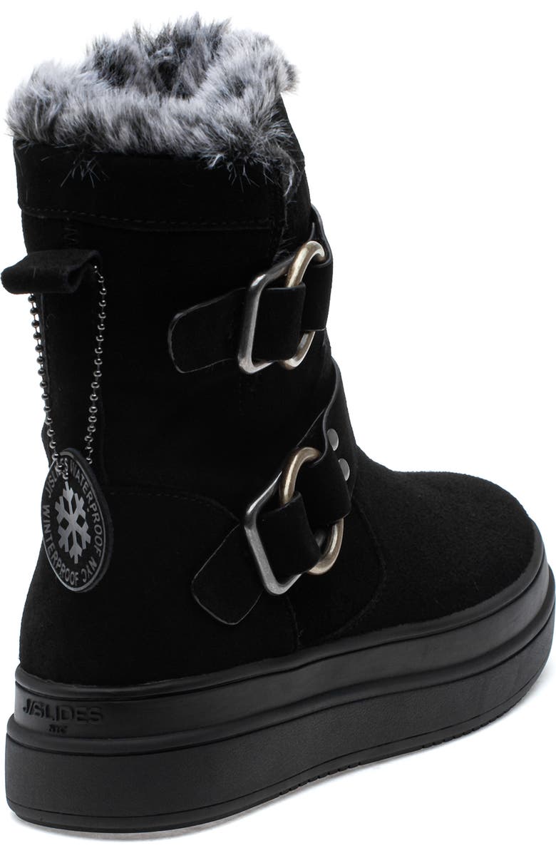 JSlides Nelly Water Resistant Faux Fur Boot, Alternate, color,