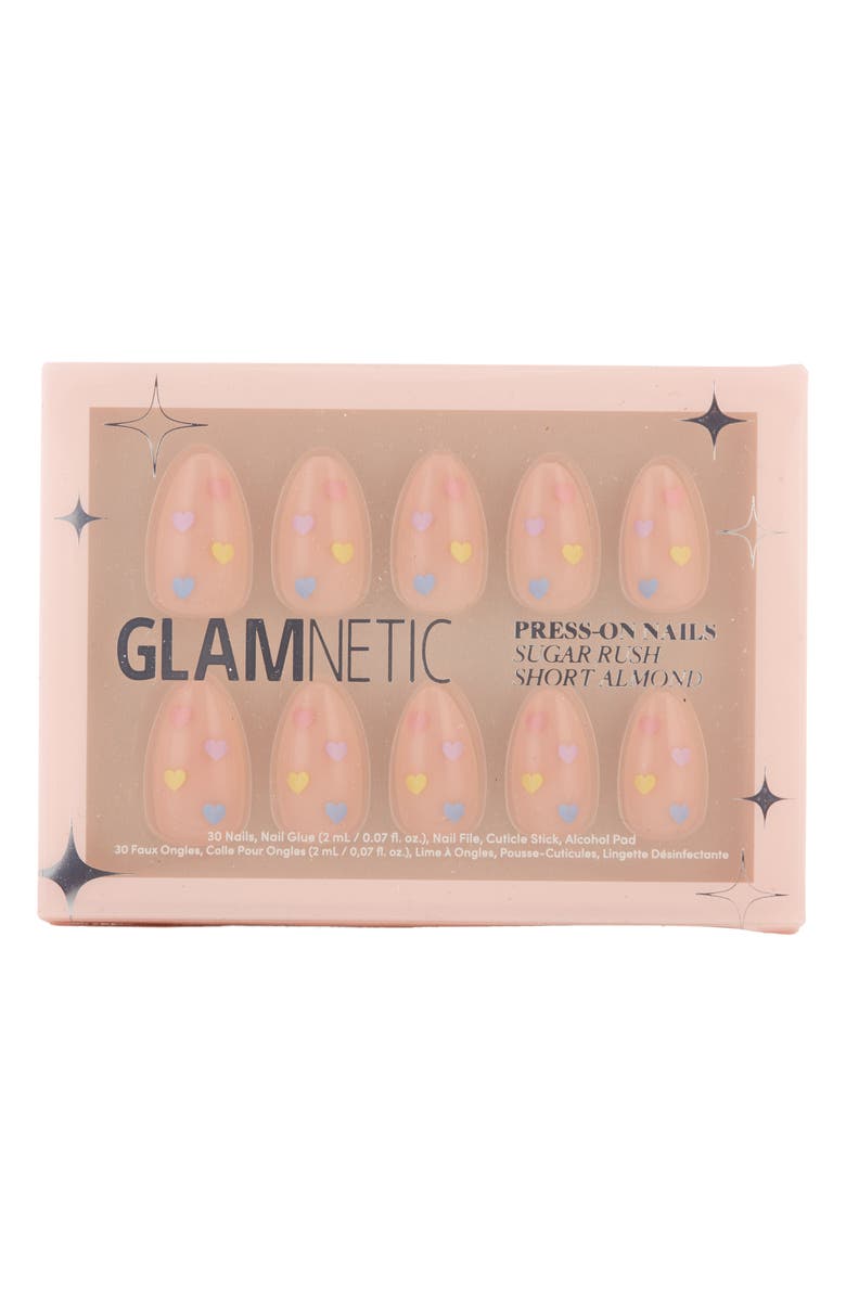 GLAMNETIC Sugar Rush Short Almond Shape Press-On Nails, Main, color,