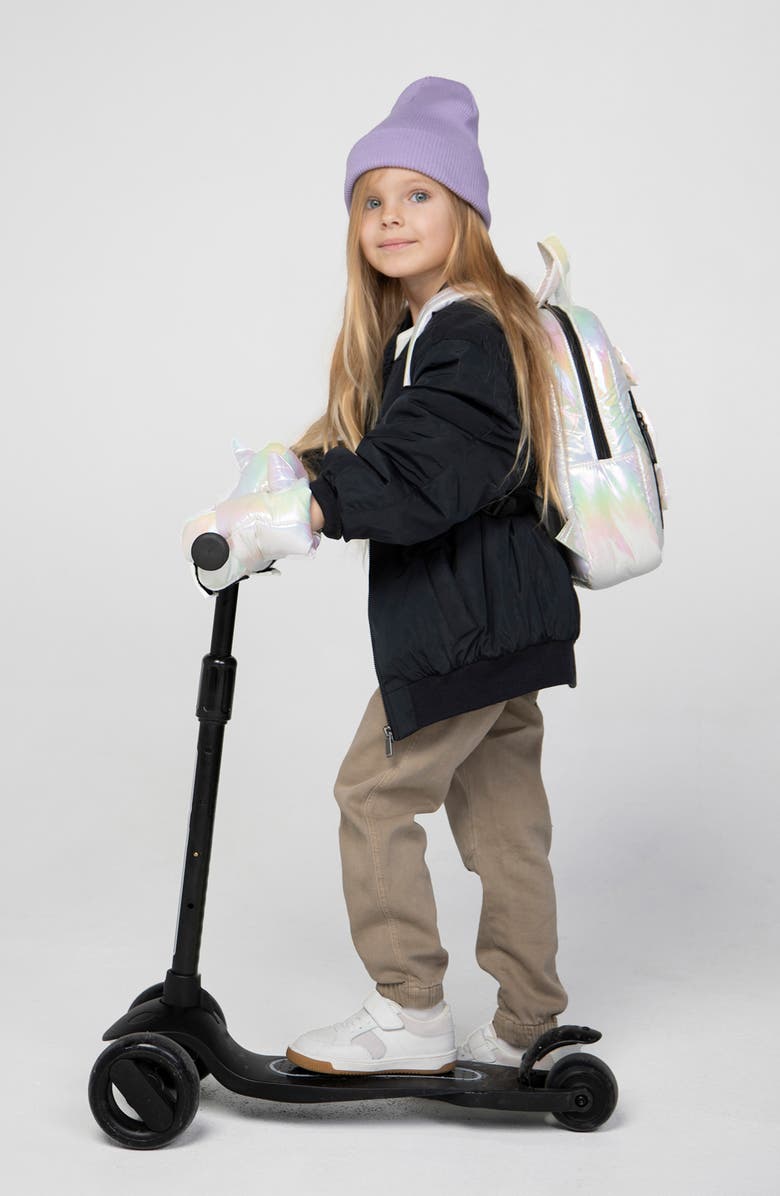 7 A.M. Enfant Warmmuffs Water Repellent Muffs, Alternate, color, Iridescent Unicorn