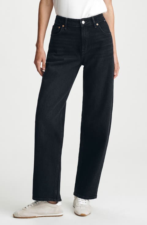 Nica High Waist Barrel Leg Jeans