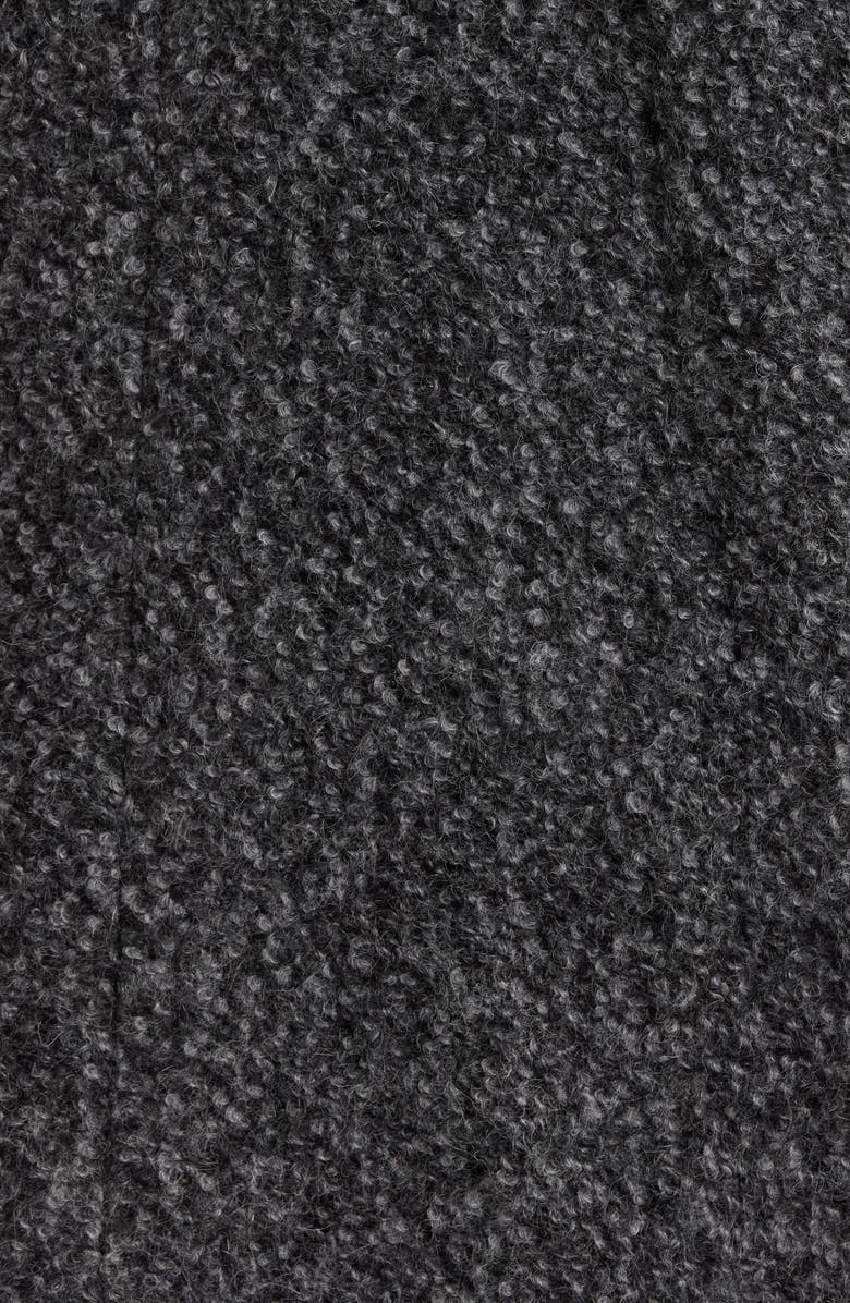 Eileen Fisher Notch Collar Long Coat, Alternate, color, Charcoal Ash