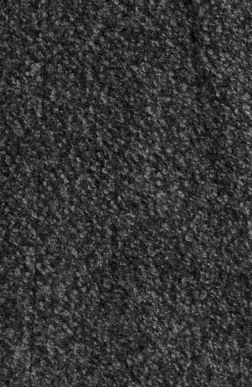 Eileen Fisher Notch Collar Long Coat In Gray
