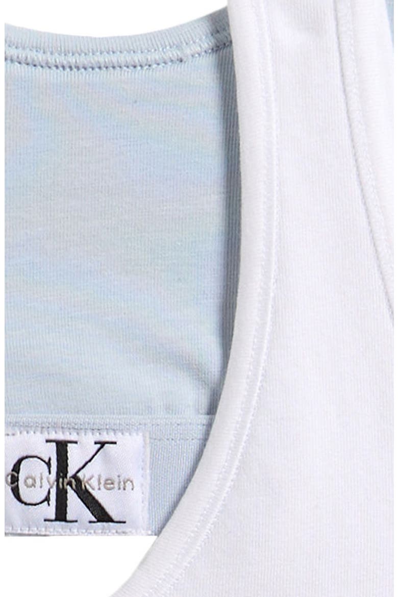 Kids' 2-Pack Sports Bras, Alternate, color, PLEIN AIR/ WHITE