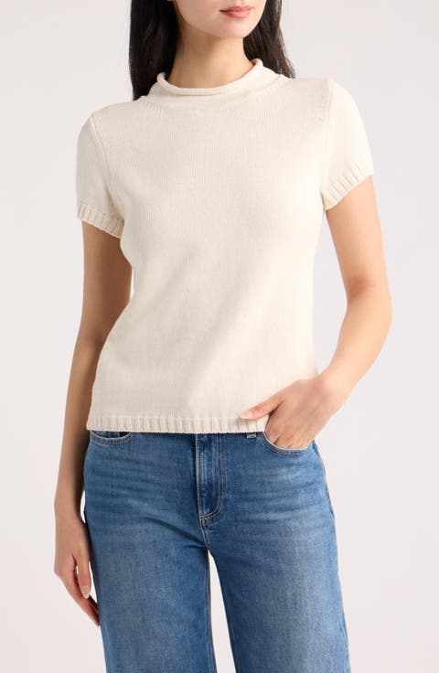 Solene Organic Cotton Short Sleeve Sweater