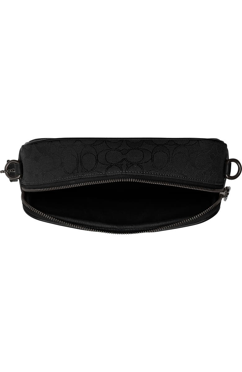 COACH Theo Signature Jacquard & Leather Camera Bag, Alternate, color,