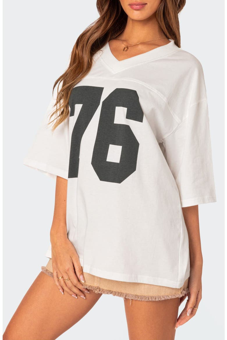 76 Oversize Graphic T-Shirt, Alternate, color, WHITE