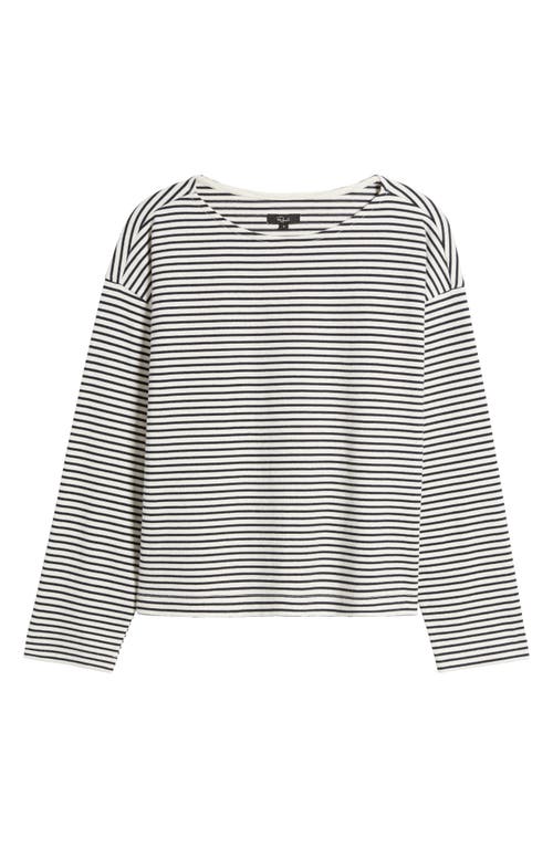 Rails Macy Stripe Long Sleeve Cotton T-shirt