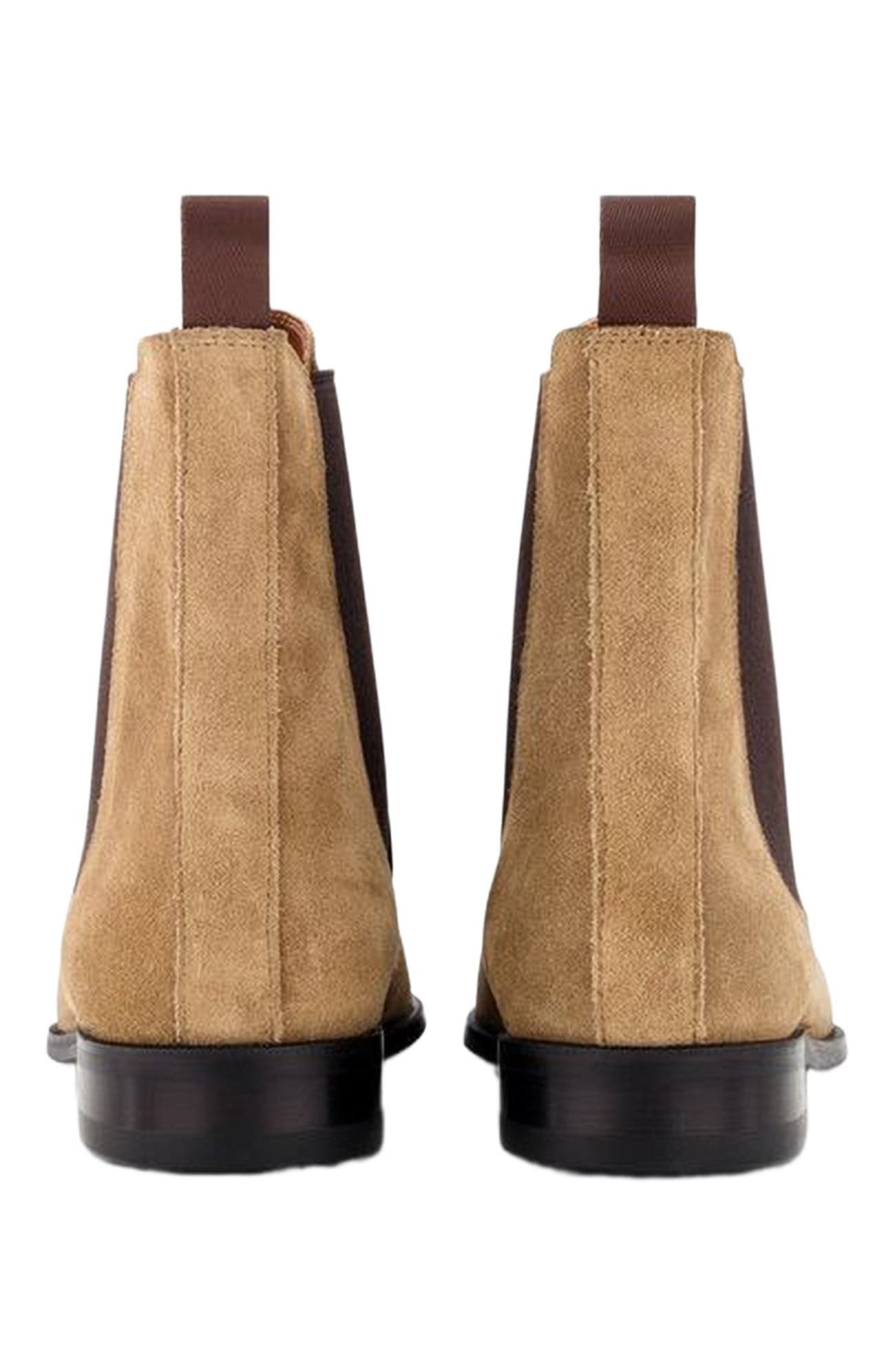 Ashford Chelsea Boot, Alternate, color, Sahara Dune Beige Suede