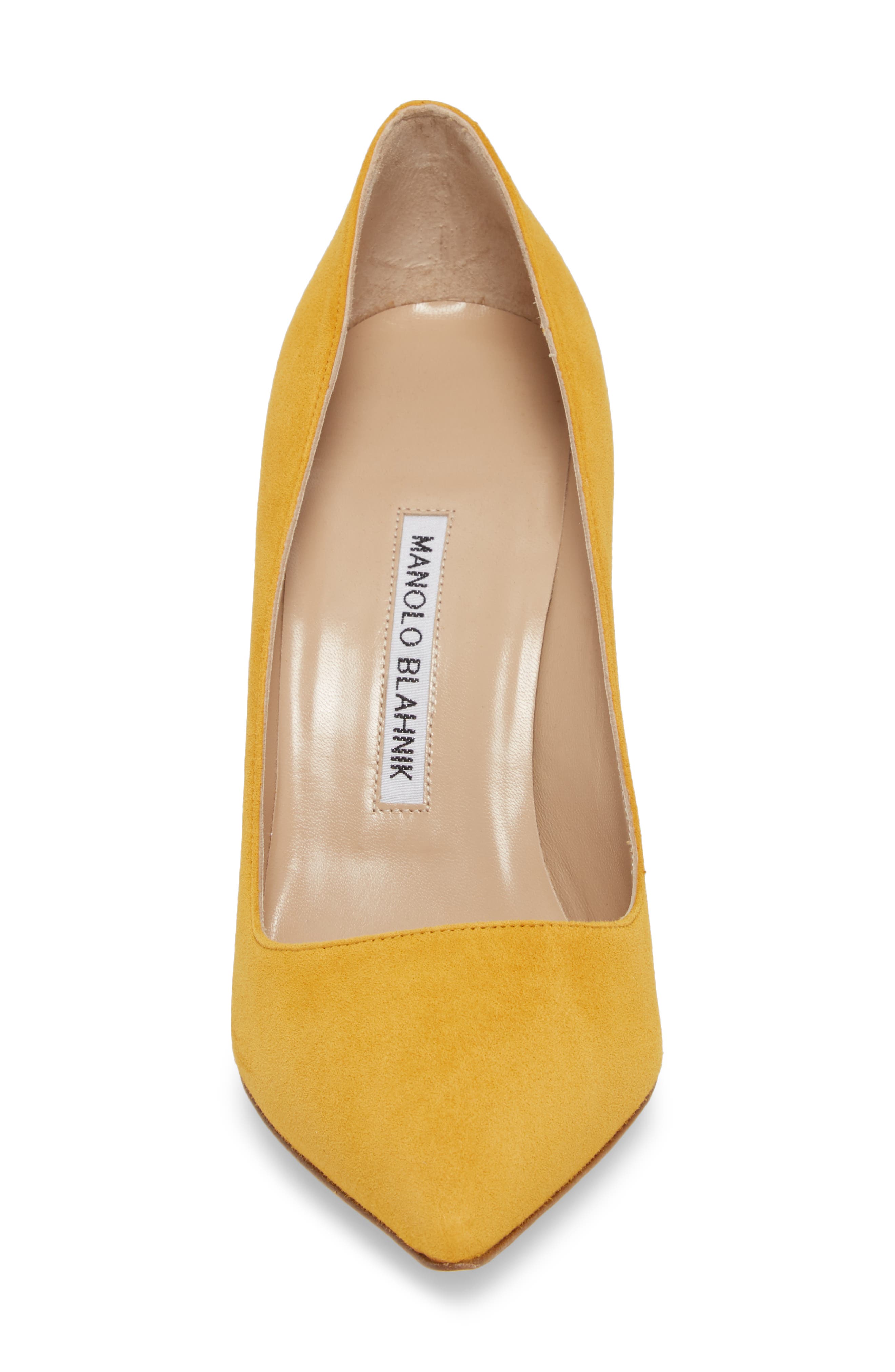 BB Pointed Toe Pump, Alternate, color, ARBOR YELLOW